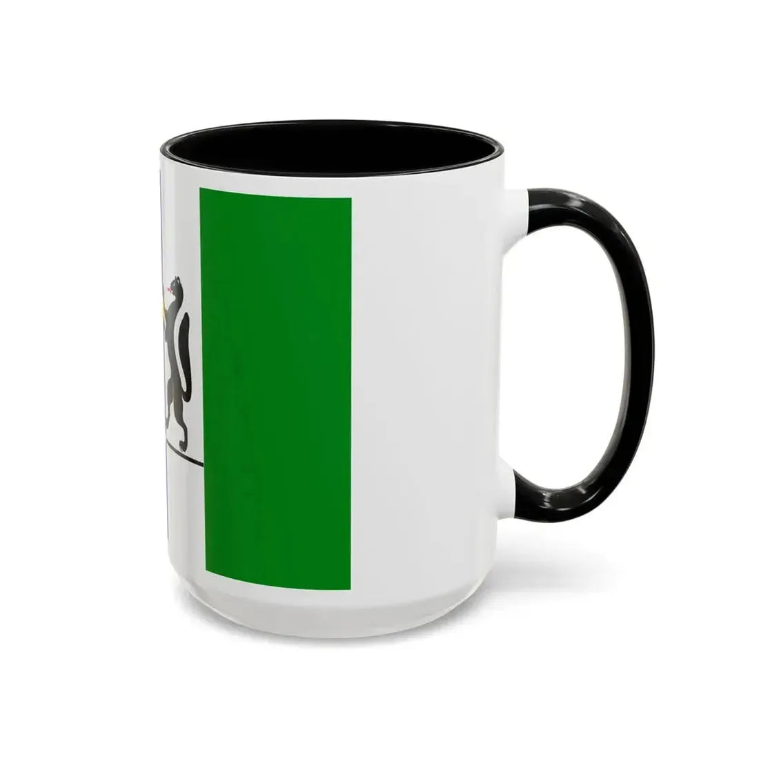 Flag of Novosibirsk Oblast Russia - Accent Coffee Mug - Go Mug Yourself