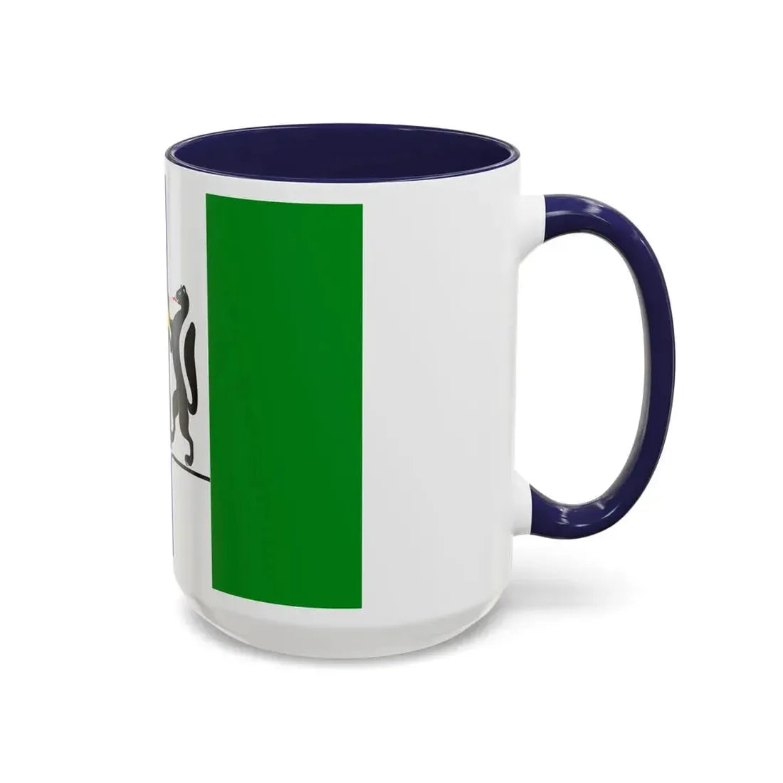 Flag of Novosibirsk Oblast Russia - Accent Coffee Mug - Go Mug Yourself