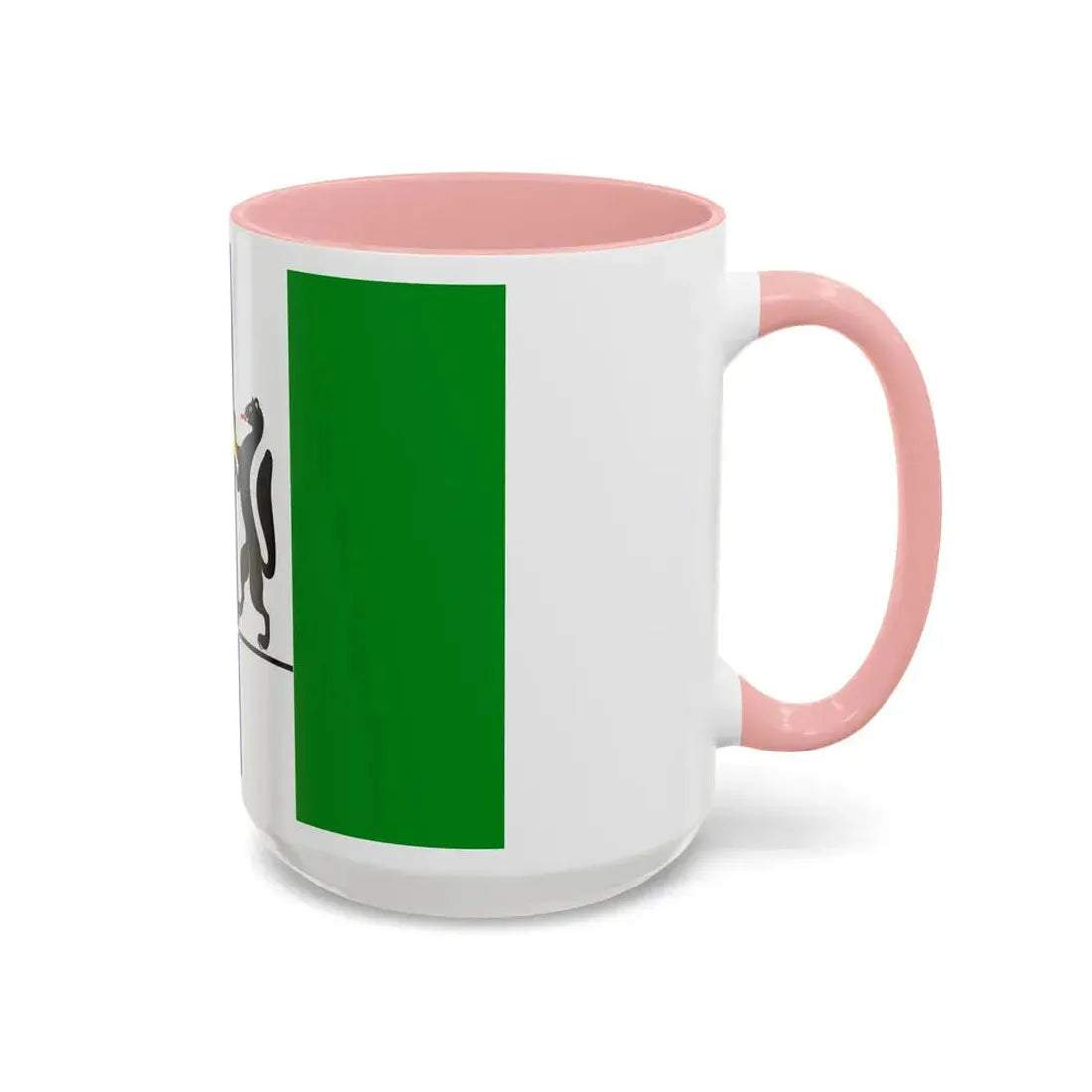 Flag of Novosibirsk Oblast Russia - Accent Coffee Mug - Go Mug Yourself