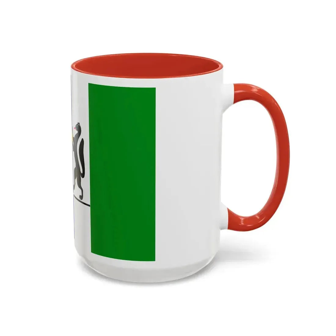 Flag of Novosibirsk Oblast Russia - Accent Coffee Mug - Go Mug Yourself