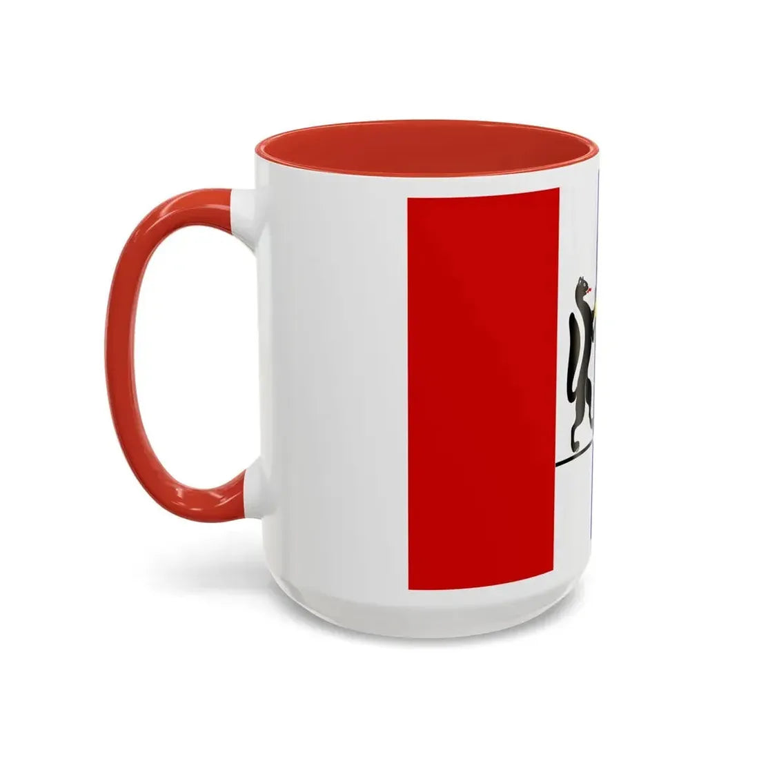 Flag of Novosibirsk Oblast Russia - Accent Coffee Mug - Go Mug Yourself