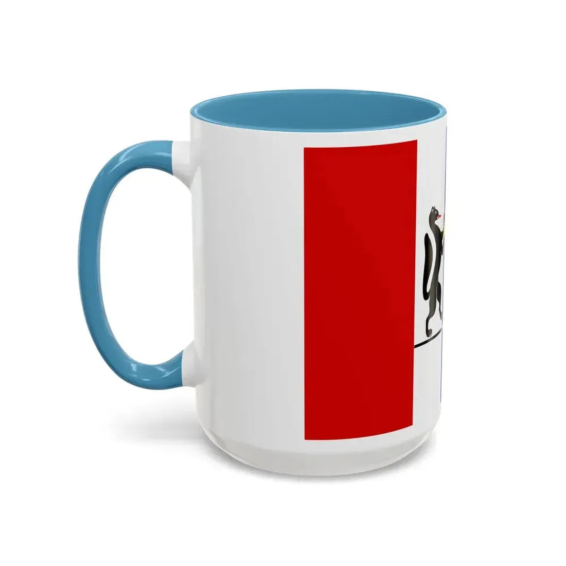 Flag of Novosibirsk Oblast Russia - Accent Coffee Mug - Go Mug Yourself