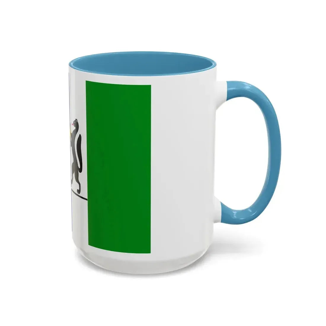 Flag of Novosibirsk Oblast Russia - Accent Coffee Mug - Go Mug Yourself