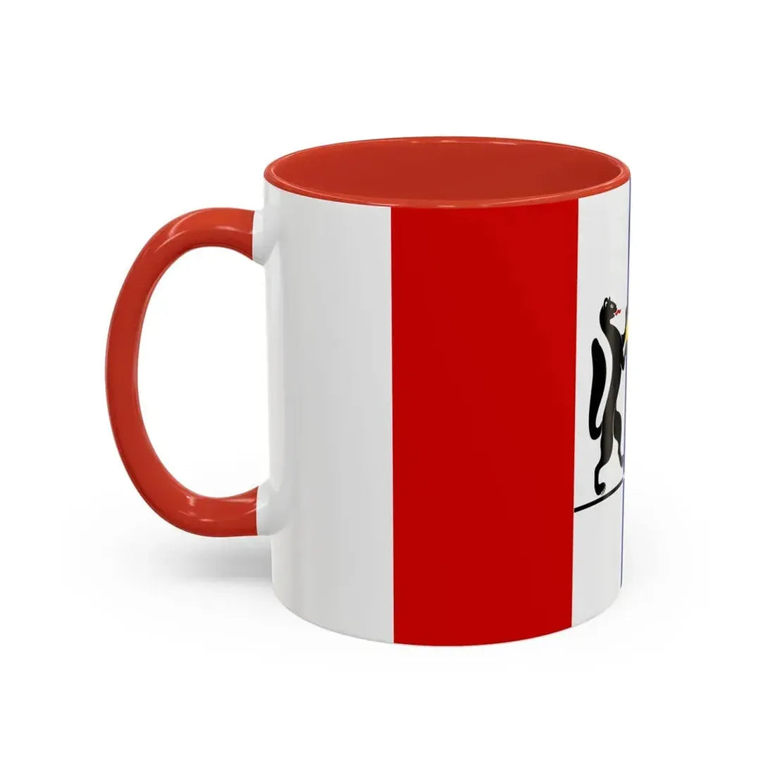 Flag of Novosibirsk Oblast Russia - Accent Coffee Mug - Go Mug Yourself