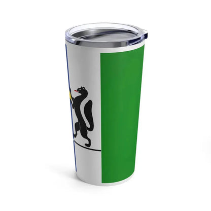 Flag of Novosibirsk Oblast Russia - Tumbler 20oz - Go Mug Yourself