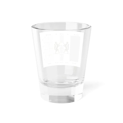 Flag of Novosibirsk oblast scheme (Russia) Shot Glass 1.5oz - Go Mug Yourself