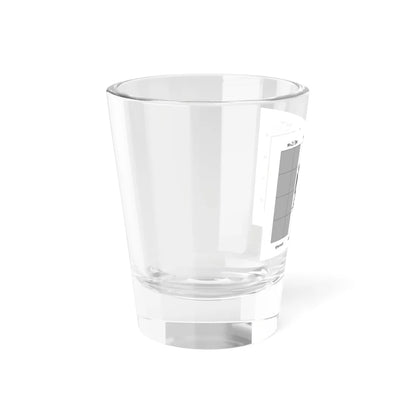 Flag of Novosibirsk oblast scheme (Russia) Shot Glass 1.5oz - Go Mug Yourself