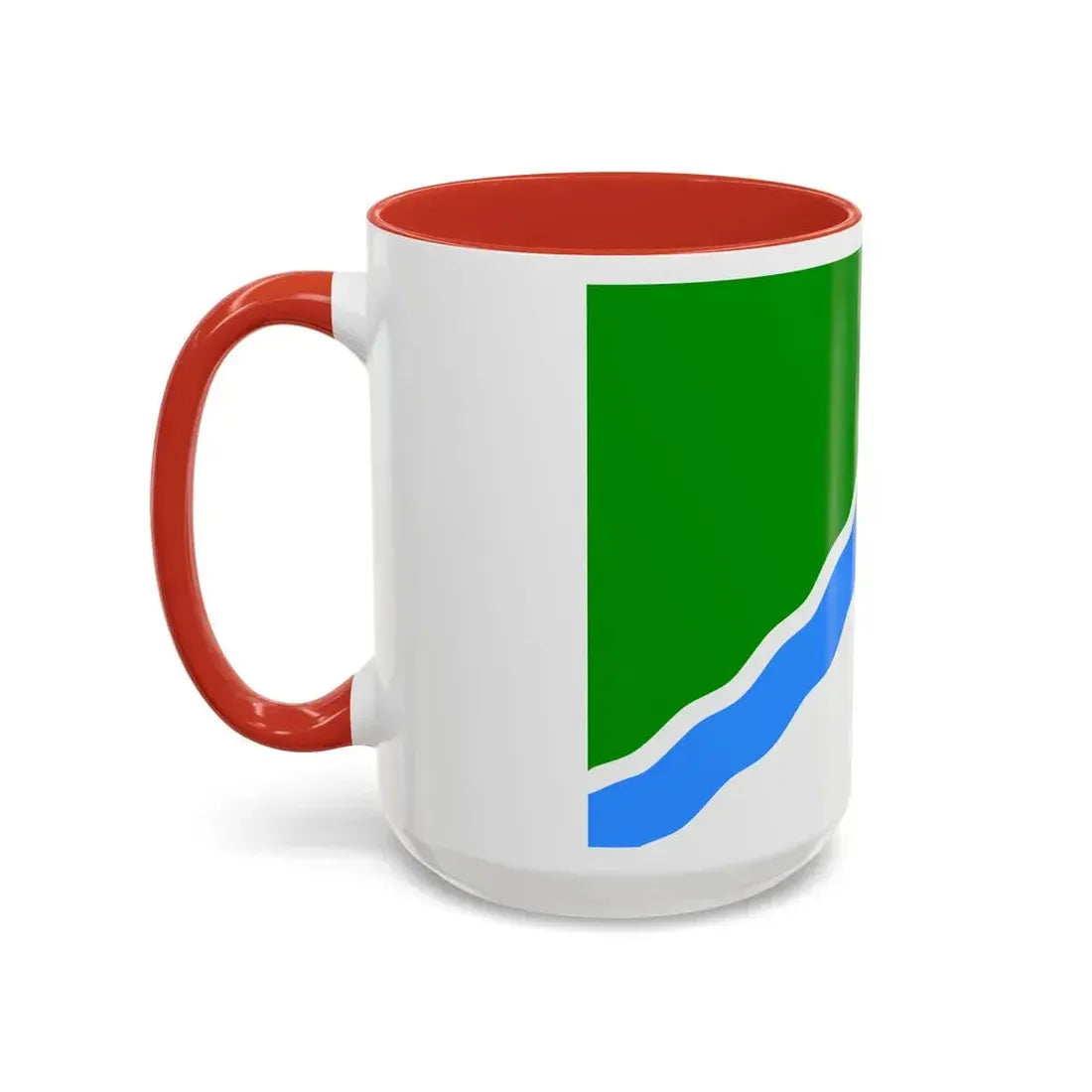 Flag of Novosibirsk Russia - Accent Coffee Mug - Go Mug Yourself
