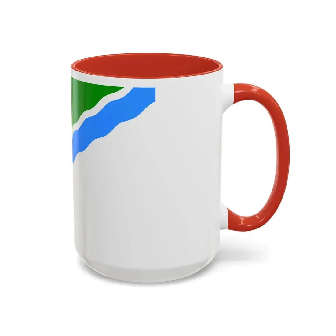 Flag of Novosibirsk Russia - Accent Coffee Mug - Go Mug Yourself