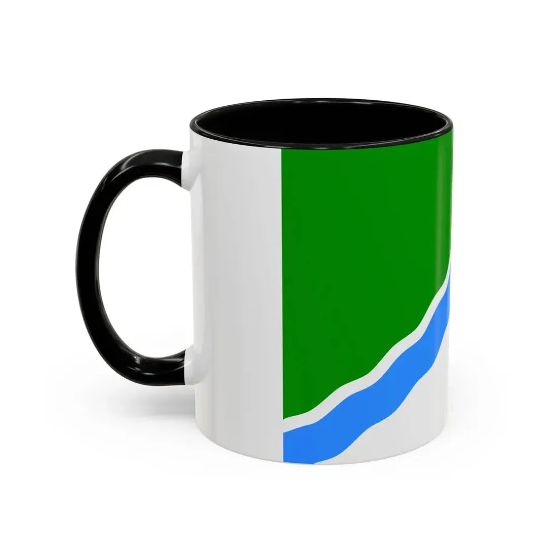 Flag of Novosibirsk Russia - Accent Coffee Mug - Go Mug Yourself