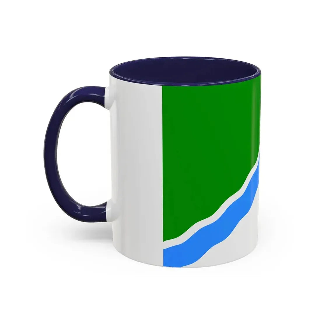 Flag of Novosibirsk Russia - Accent Coffee Mug - Go Mug Yourself