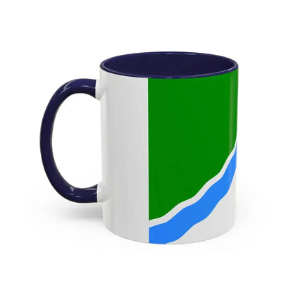 Flag of Novosibirsk Russia - Accent Coffee Mug - Go Mug Yourself