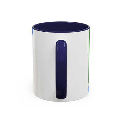Flag of Novosibirsk Russia - Accent Coffee Mug - Go Mug Yourself