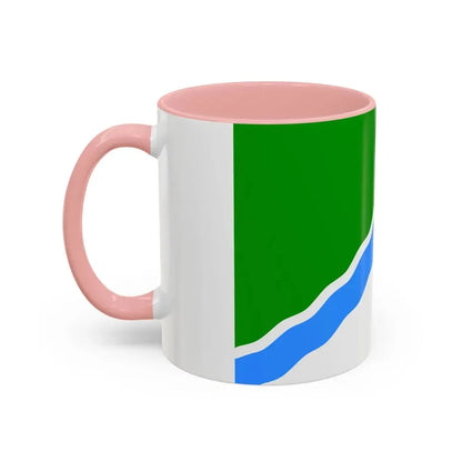 Flag of Novosibirsk Russia - Accent Coffee Mug - Go Mug Yourself