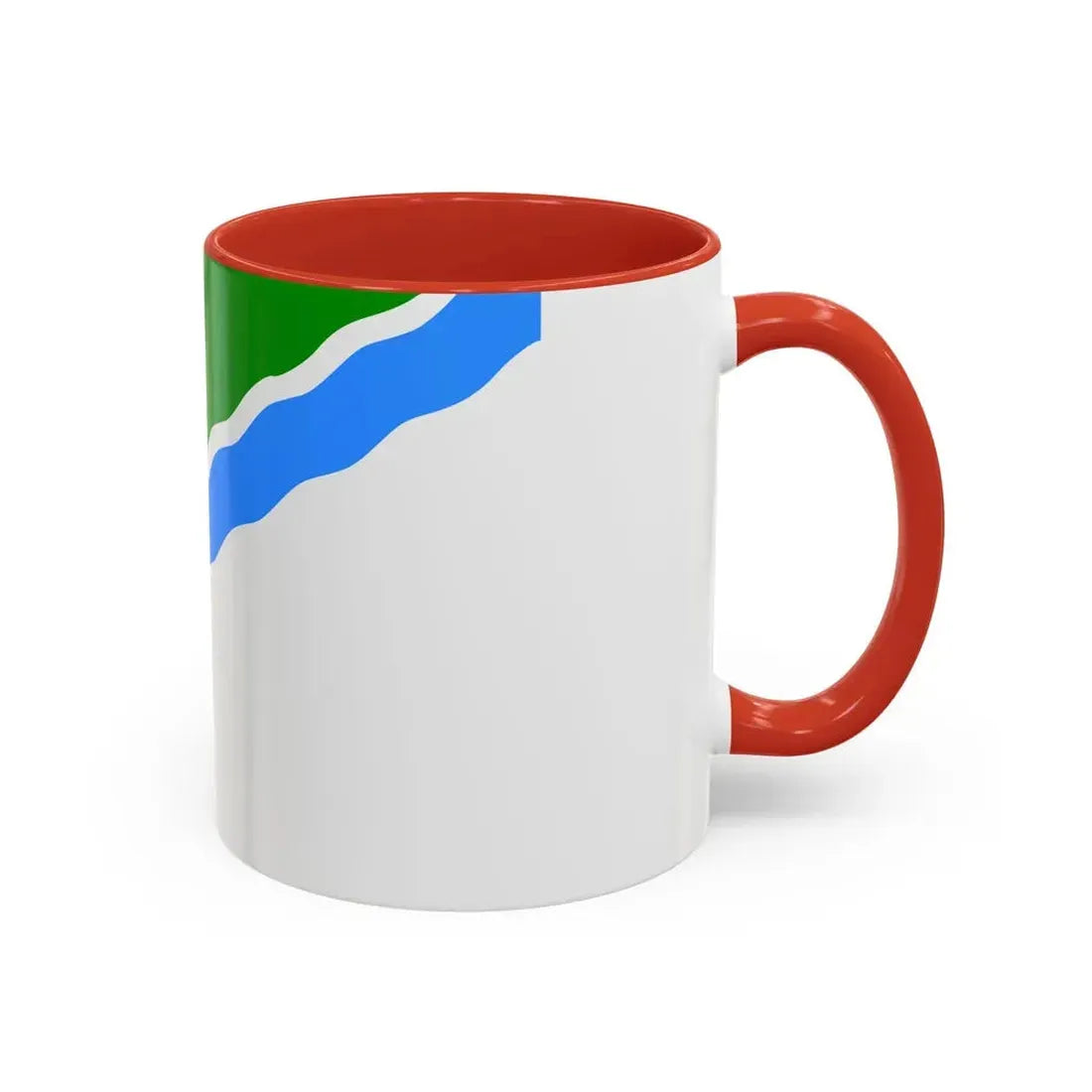 Flag of Novosibirsk Russia - Accent Coffee Mug - Go Mug Yourself