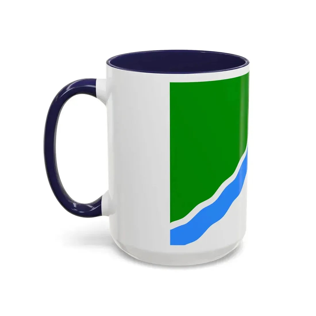 Flag of Novosibirsk Russia - Accent Coffee Mug - Go Mug Yourself