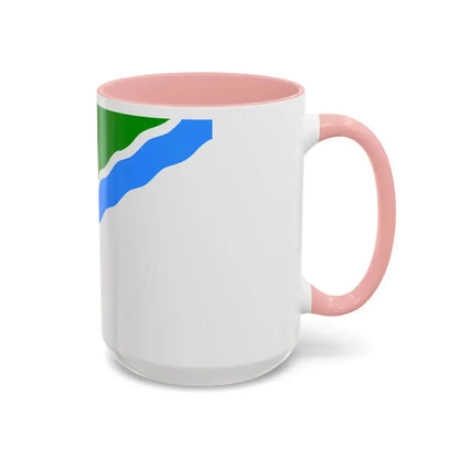 Flag of Novosibirsk Russia - Accent Coffee Mug - Go Mug Yourself