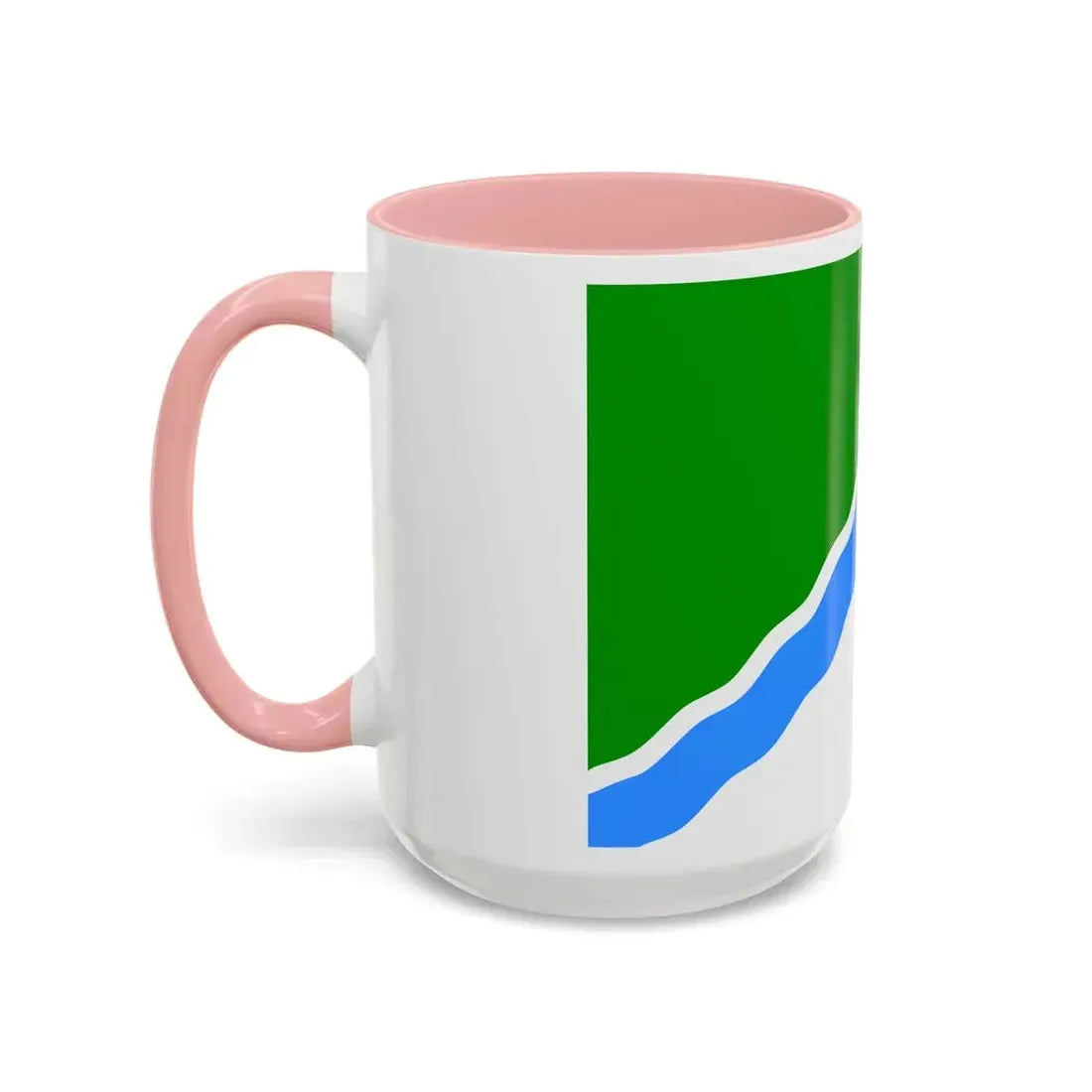 Flag of Novosibirsk Russia - Accent Coffee Mug - Go Mug Yourself