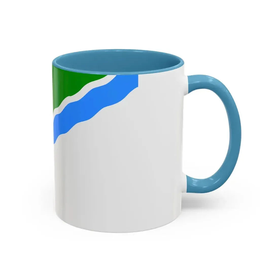 Flag of Novosibirsk Russia - Accent Coffee Mug - Go Mug Yourself