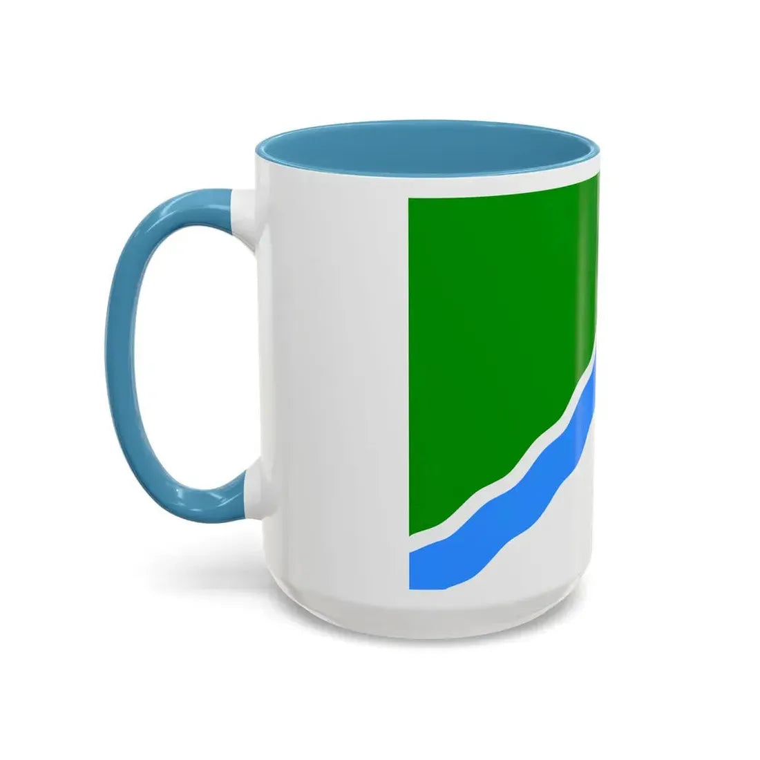 Flag of Novosibirsk Russia - Accent Coffee Mug - Go Mug Yourself