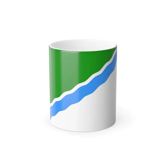 Flag of Novosibirsk Russia - Color Changing Coffee Mug 11oz - Go Mug Yourself