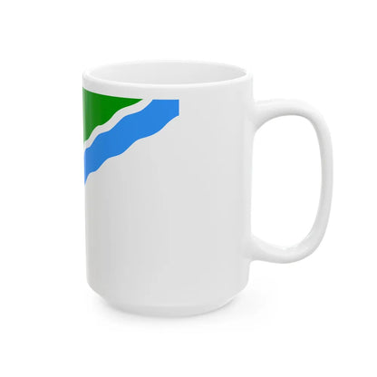 Flag of Novosibirsk Russia - White Coffee Mug-Go Mug Yourself