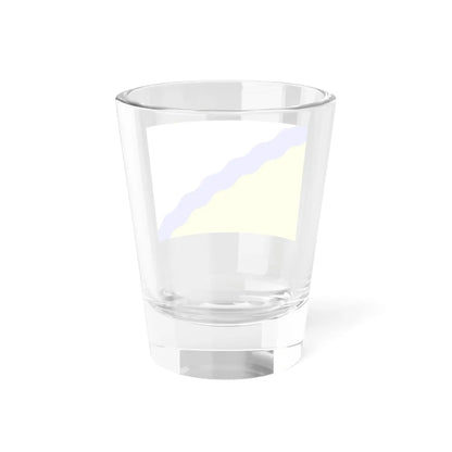 Flag of Novovarshavsky rayon Omsk oblast 2006 (Russia) Shot Glass 1.5oz - Go Mug Yourself