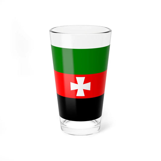 Flag of Novovolynsk (Ukraine) Pint Glass 16oz 16oz - Go Mug Yourself