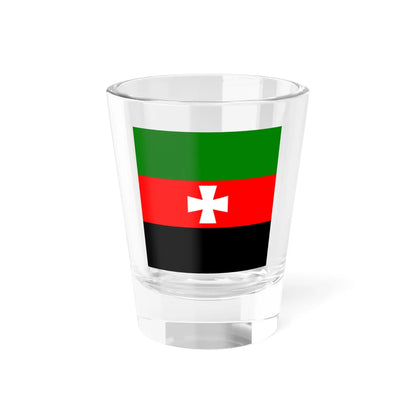 Flag of Novovolynsk (Ukraine) Shot Glass 1.5oz 1.5oz - Go Mug Yourself