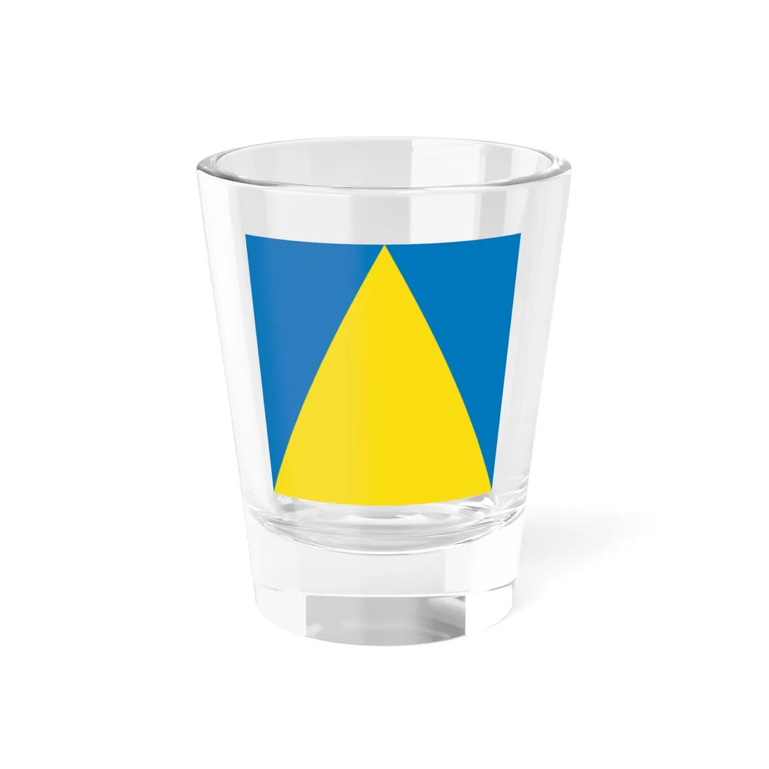 Flag of Novyi Rozdil (Ukraine) Shot Glass 1.5oz 1.5oz - Go Mug Yourself