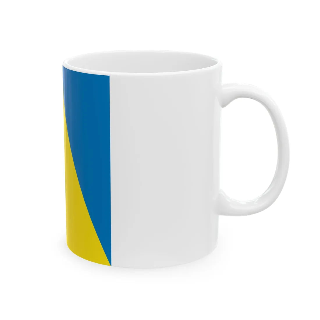 Flag of Novyi Rozdil (Ukraine) White Coffee Mug - Go Mug Yourself