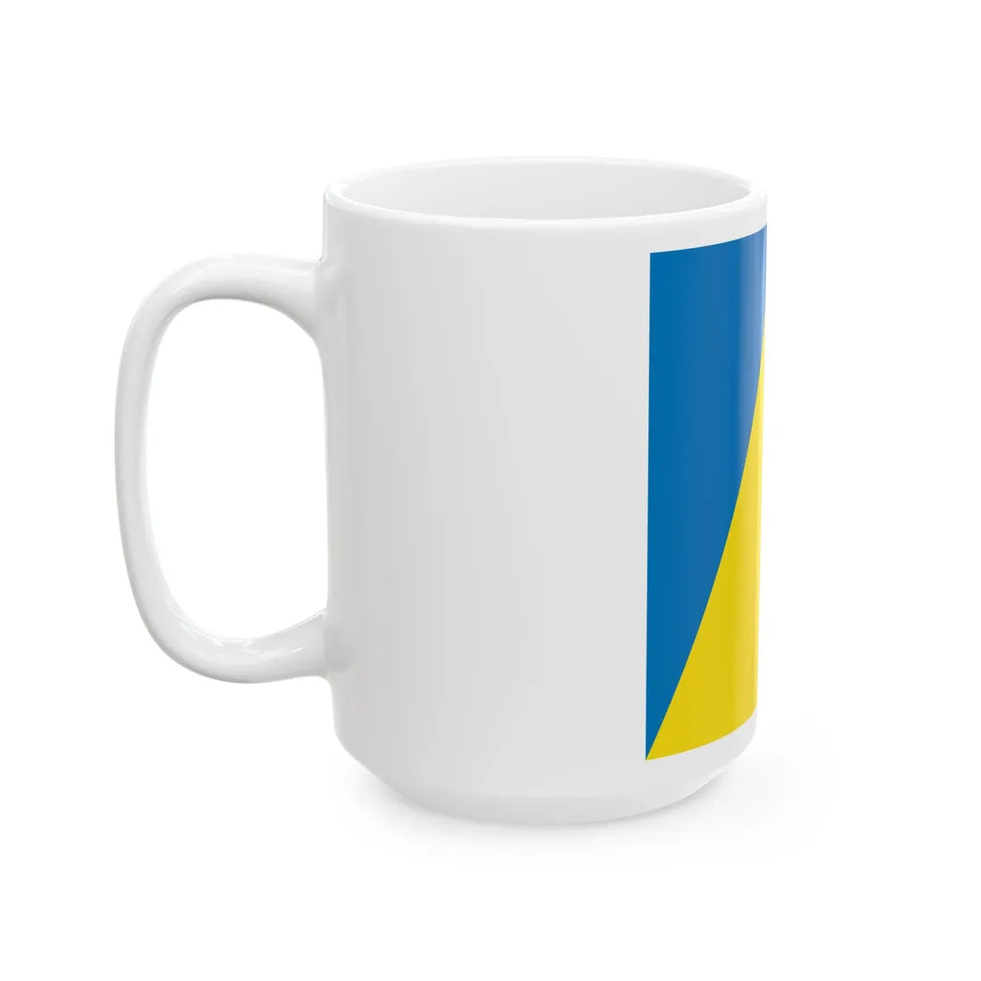 Flag of Novyi Rozdil (Ukraine) White Coffee Mug - Go Mug Yourself