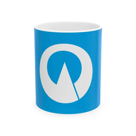 Flag of Nozawaonsen Nagano (Japan) White Coffee Mug 11oz - Go Mug Yourself