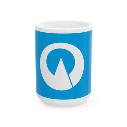 Flag of Nozawaonsen Nagano (Japan) White Coffee Mug 15oz - Go Mug Yourself