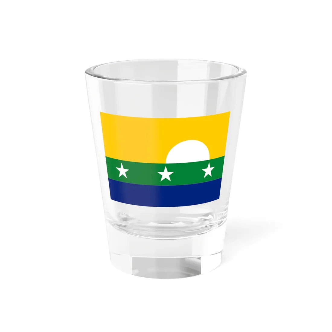 Flag of Nueva Esparta (Venezuela) Shot Glass 1.5oz 1.5oz - Go Mug Yourself