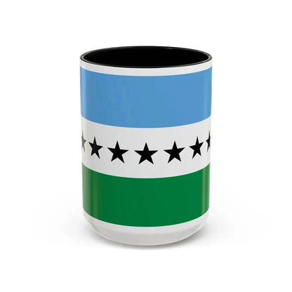 Flag of Nueva Loja Ecuador - Accent Coffee Mug 15oz Black - Go Mug Yourself