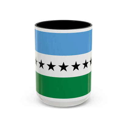 Flag of Nueva Loja Ecuador - Accent Coffee Mug 15oz Black - Go Mug Yourself
