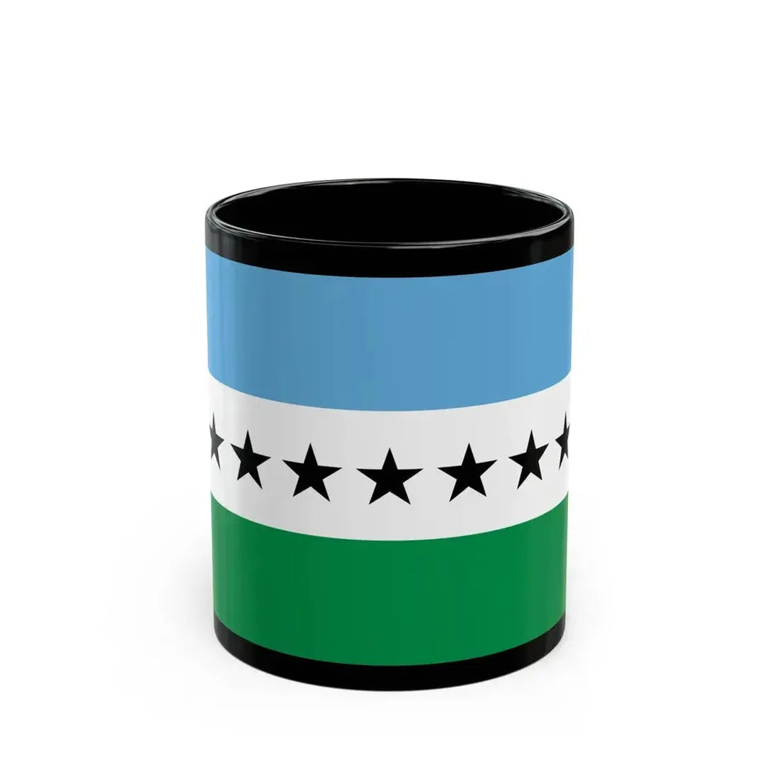 Flag of Nueva Loja Ecuador - Black Coffee Mug - Go Mug Yourself