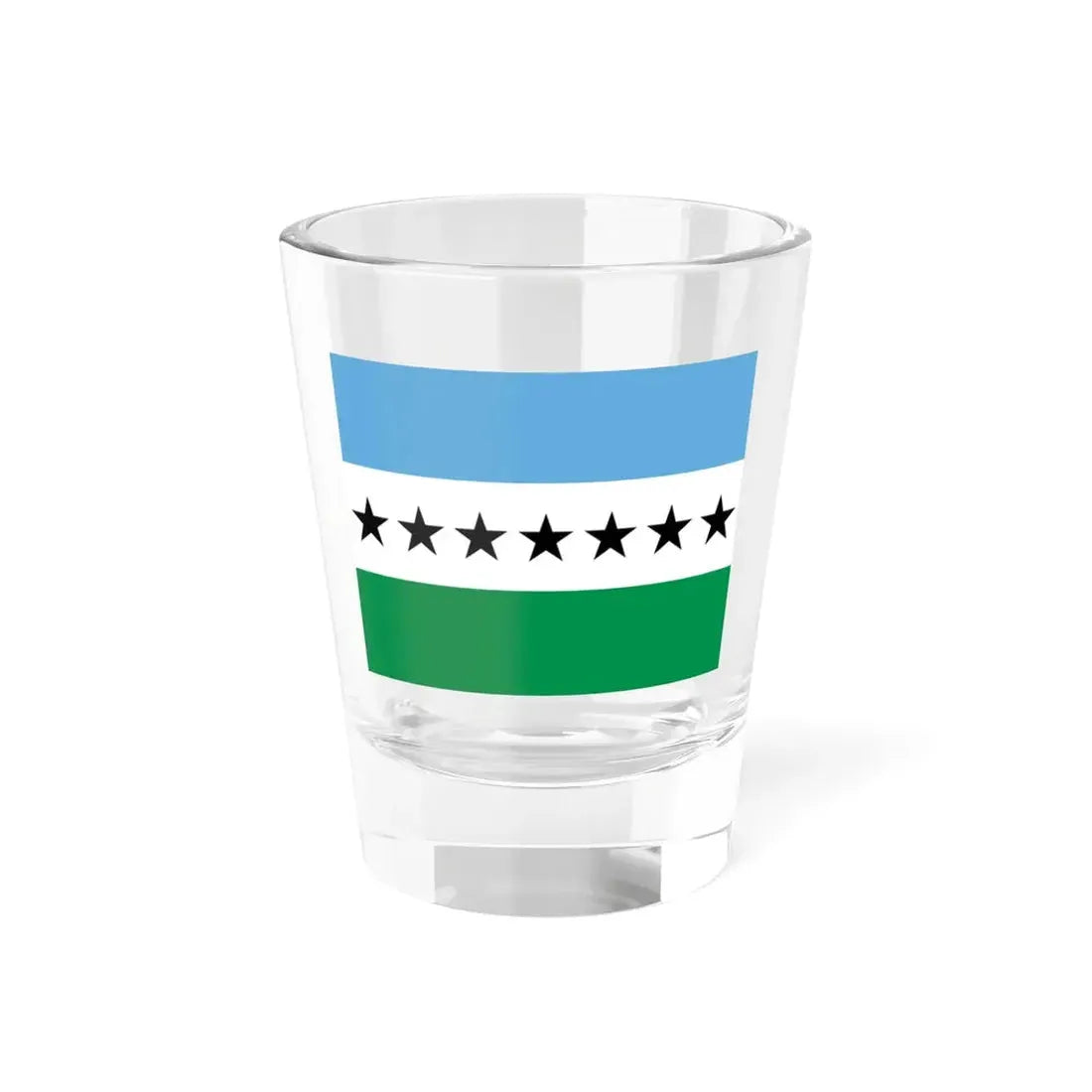Flag of Nueva Loja Ecuador - Shot Glass 1.5oz 1.5oz - Go Mug Yourself