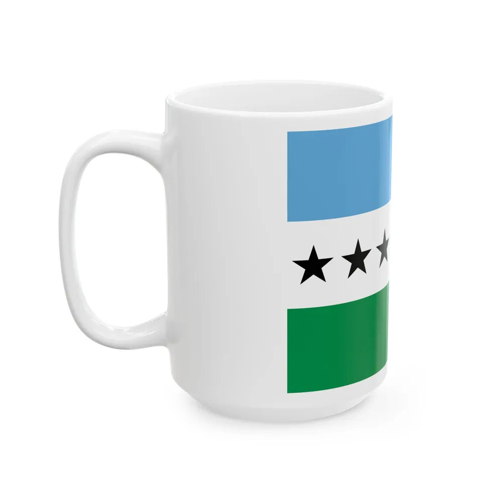 Flag of Nueva Loja Ecuador - White Coffee Mug-Go Mug Yourself