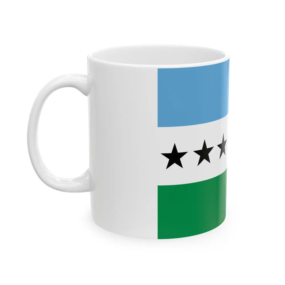 Flag of Nueva Loja Ecuador - White Coffee Mug-Go Mug Yourself