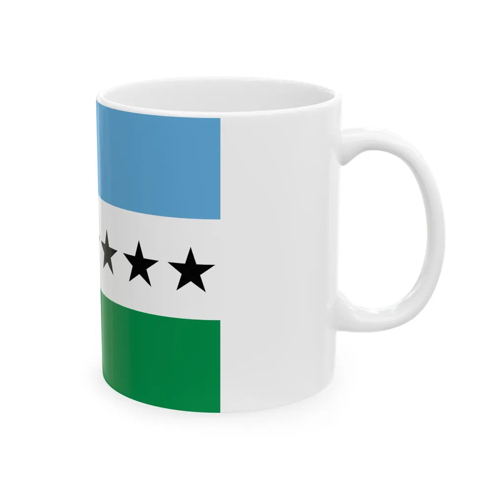 Flag of Nueva Loja Ecuador - White Coffee Mug-Go Mug Yourself