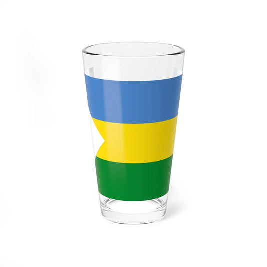 Flag of Nuevo Chimbote (Peru) Pint Glass 16oz 16oz - Go Mug Yourself