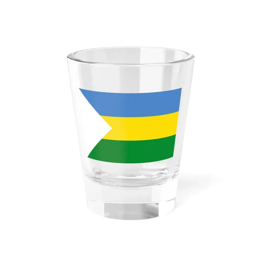 Flag of Nuevo Chimbote (Peru) Shot Glass 1.5oz 1.5oz - Go Mug Yourself