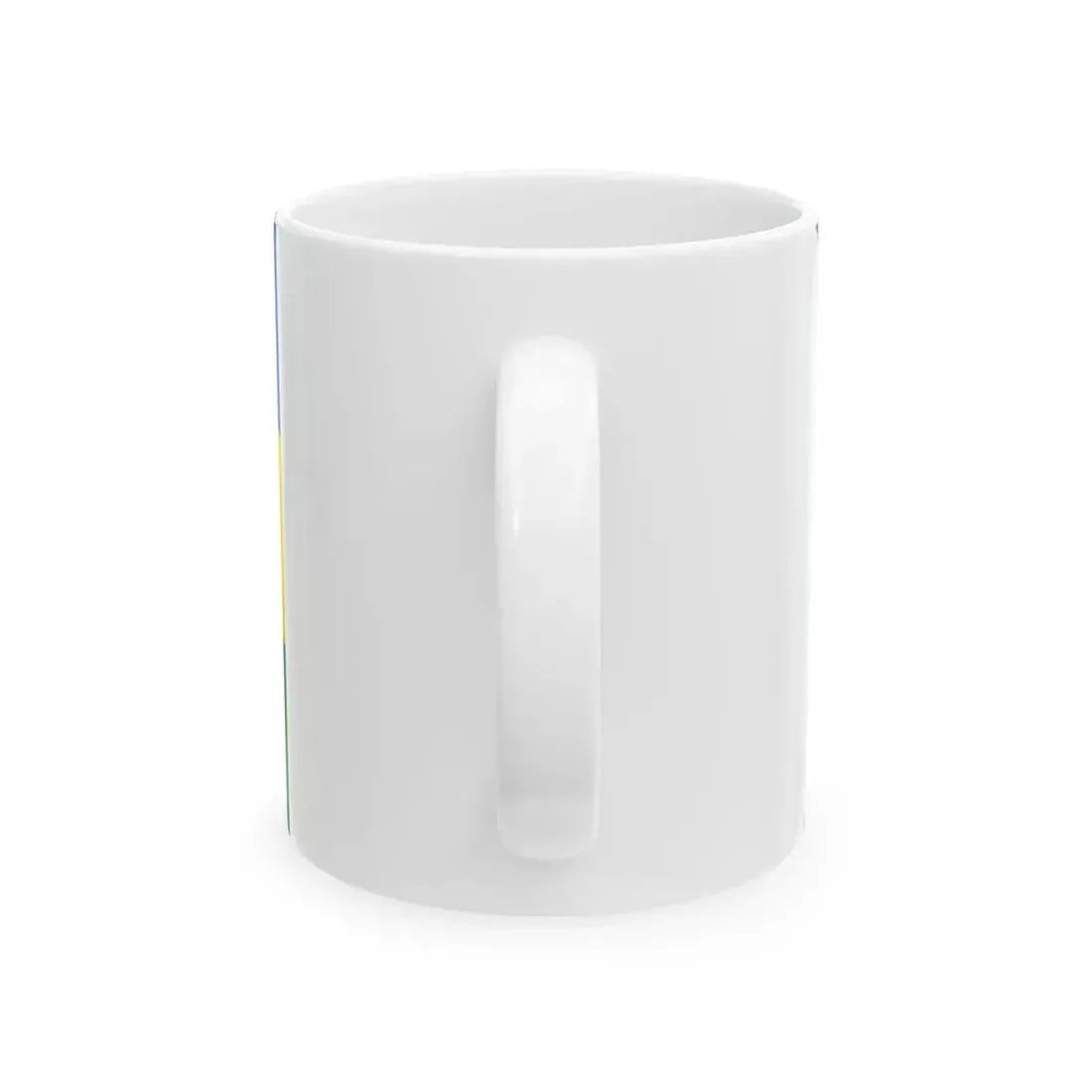 Flag of Nuevo Chimbote (Peru) White Coffee Mug - Go Mug Yourself