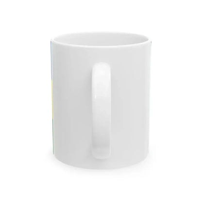 Flag of Nuevo Chimbote (Peru) White Coffee Mug - Go Mug Yourself