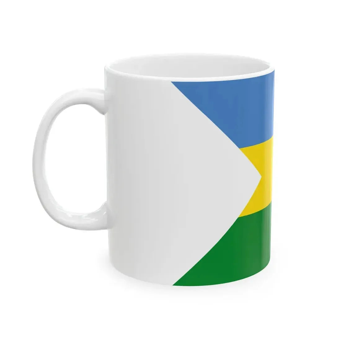 Flag of Nuevo Chimbote (Peru) White Coffee Mug - Go Mug Yourself