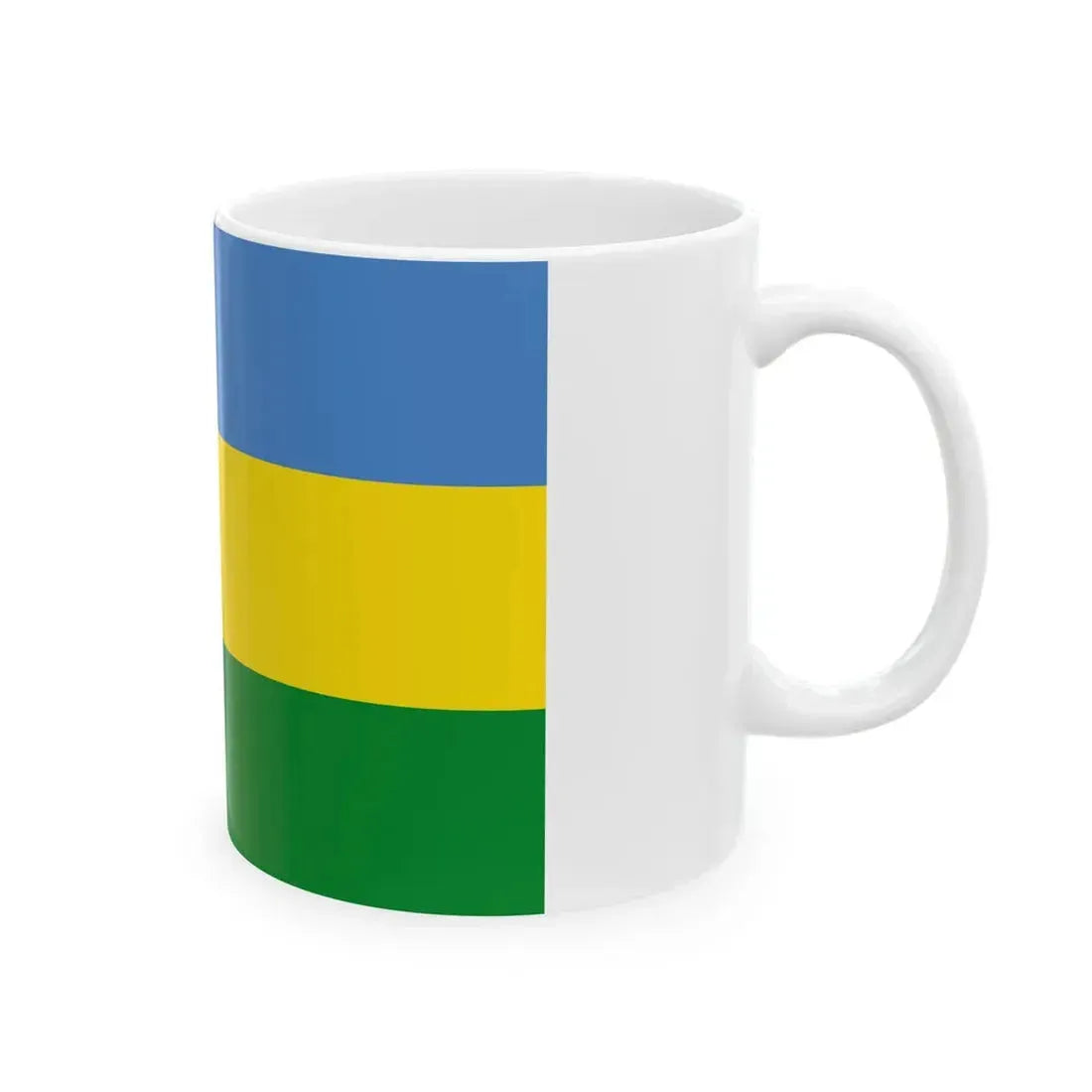 Flag of Nuevo Chimbote (Peru) White Coffee Mug - Go Mug Yourself