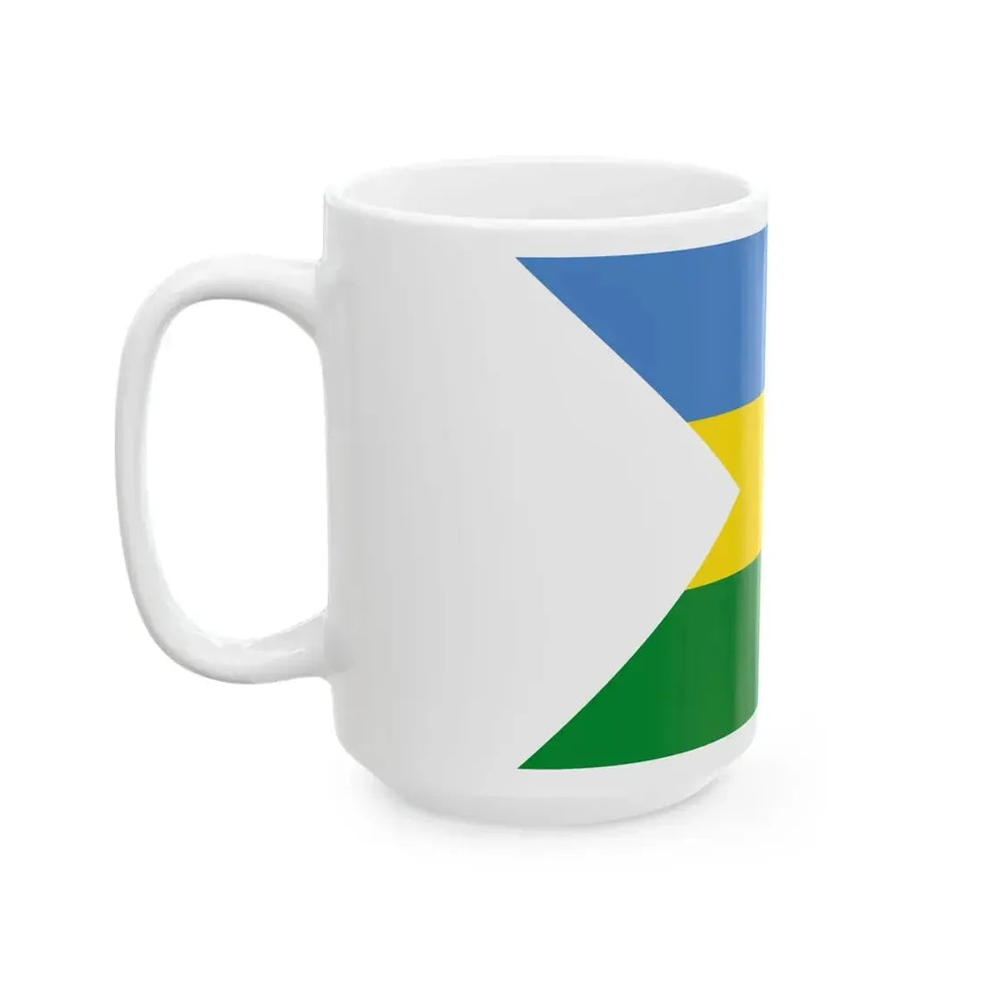 Flag of Nuevo Chimbote (Peru) White Coffee Mug - Go Mug Yourself
