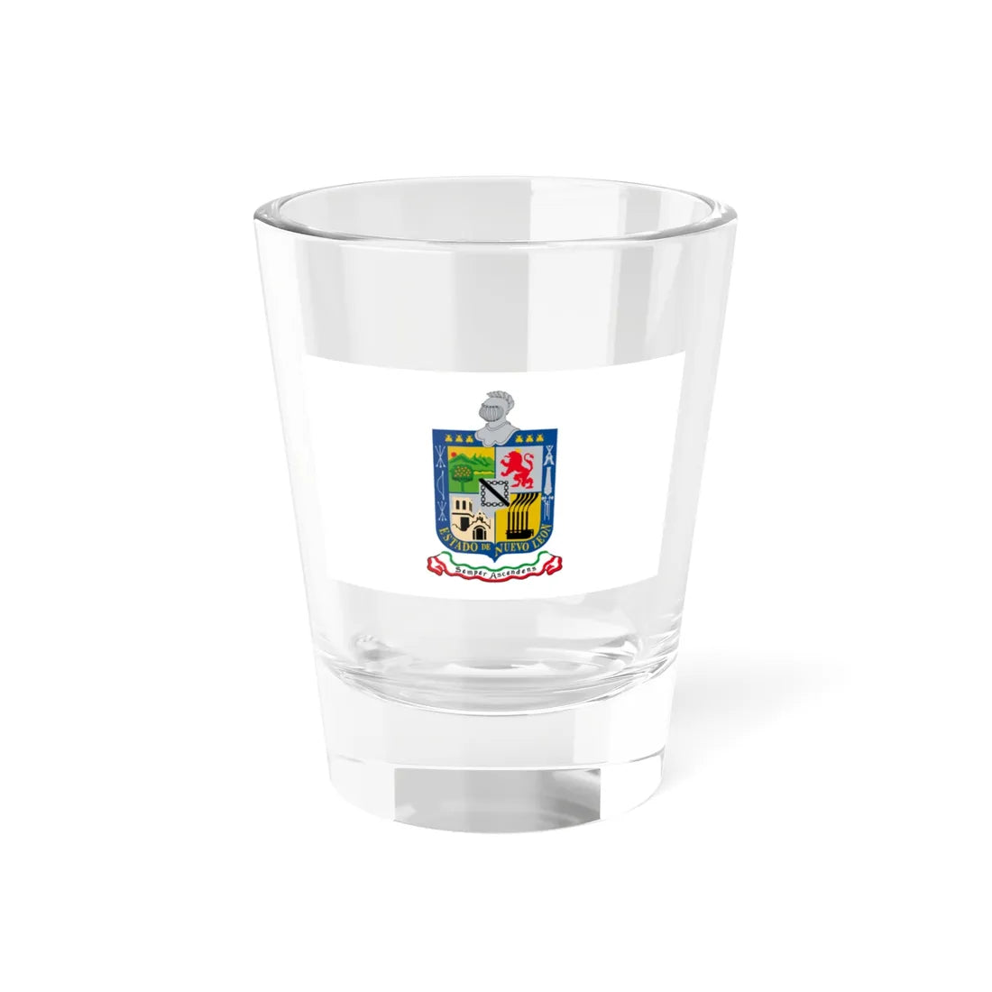 Flag of Nuevo Leon (Mexico) Shot Glass 1.5oz 1.5oz - Go Mug Yourself